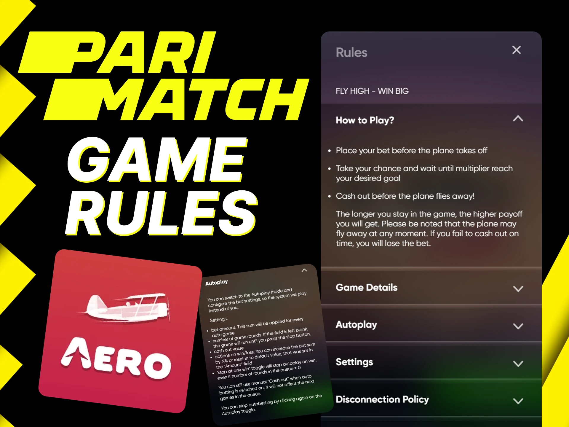 Aero on Parimatch has simple rules, read on.