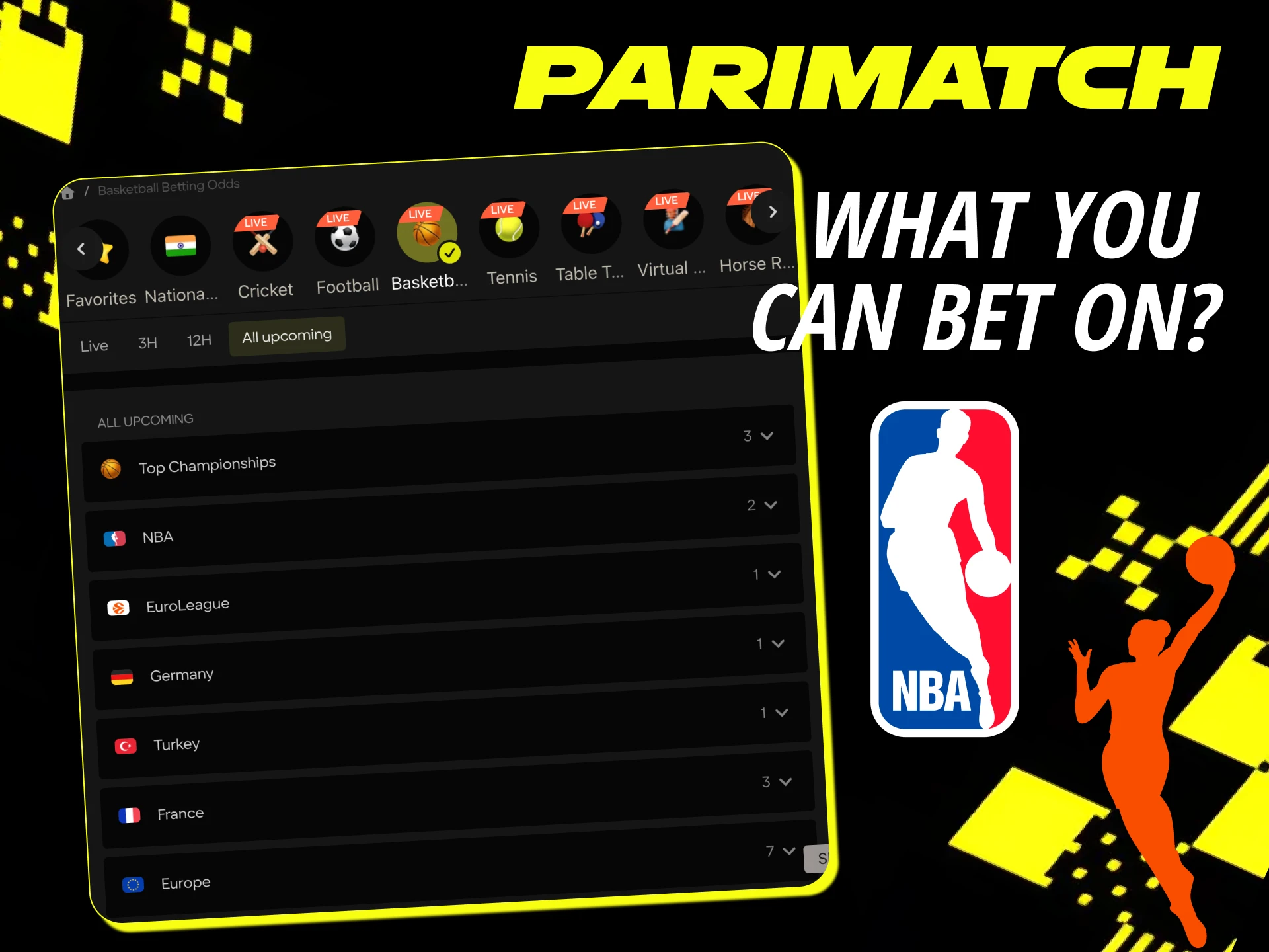 Find out which teams are participating in the Euroleague tournament to place bets at Parimatch online casino.