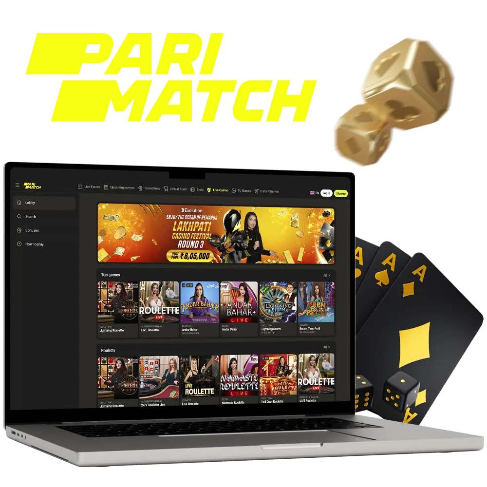 Test your luck at the best Parimatch Casino.