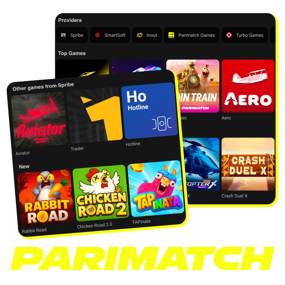 What is Instant Games on the Parimatch online casino website.
