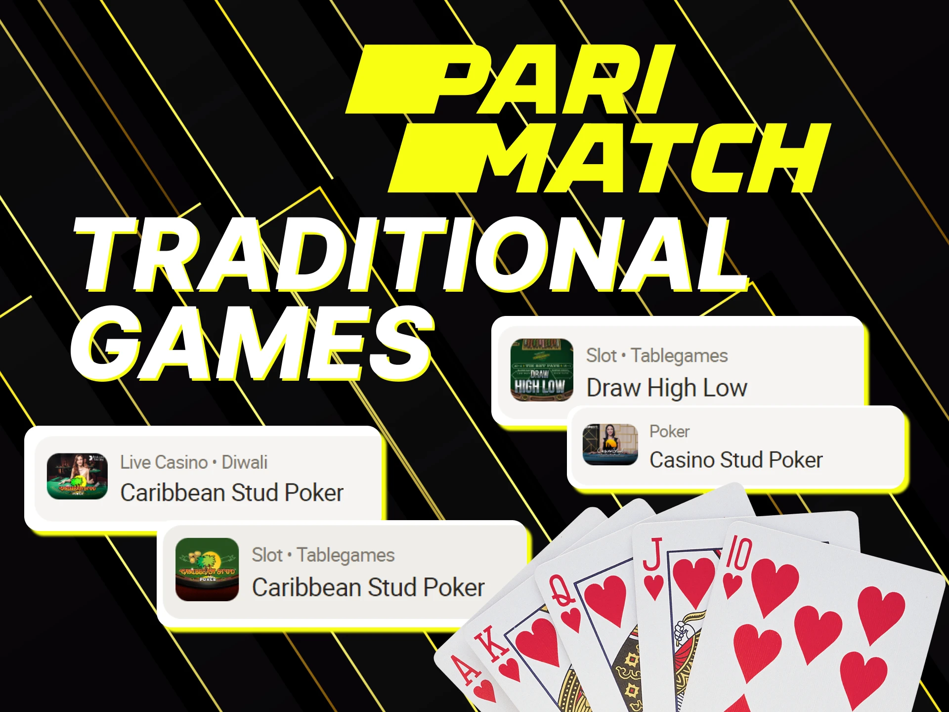 Get to know Traditional Poker Games on Parimatch.