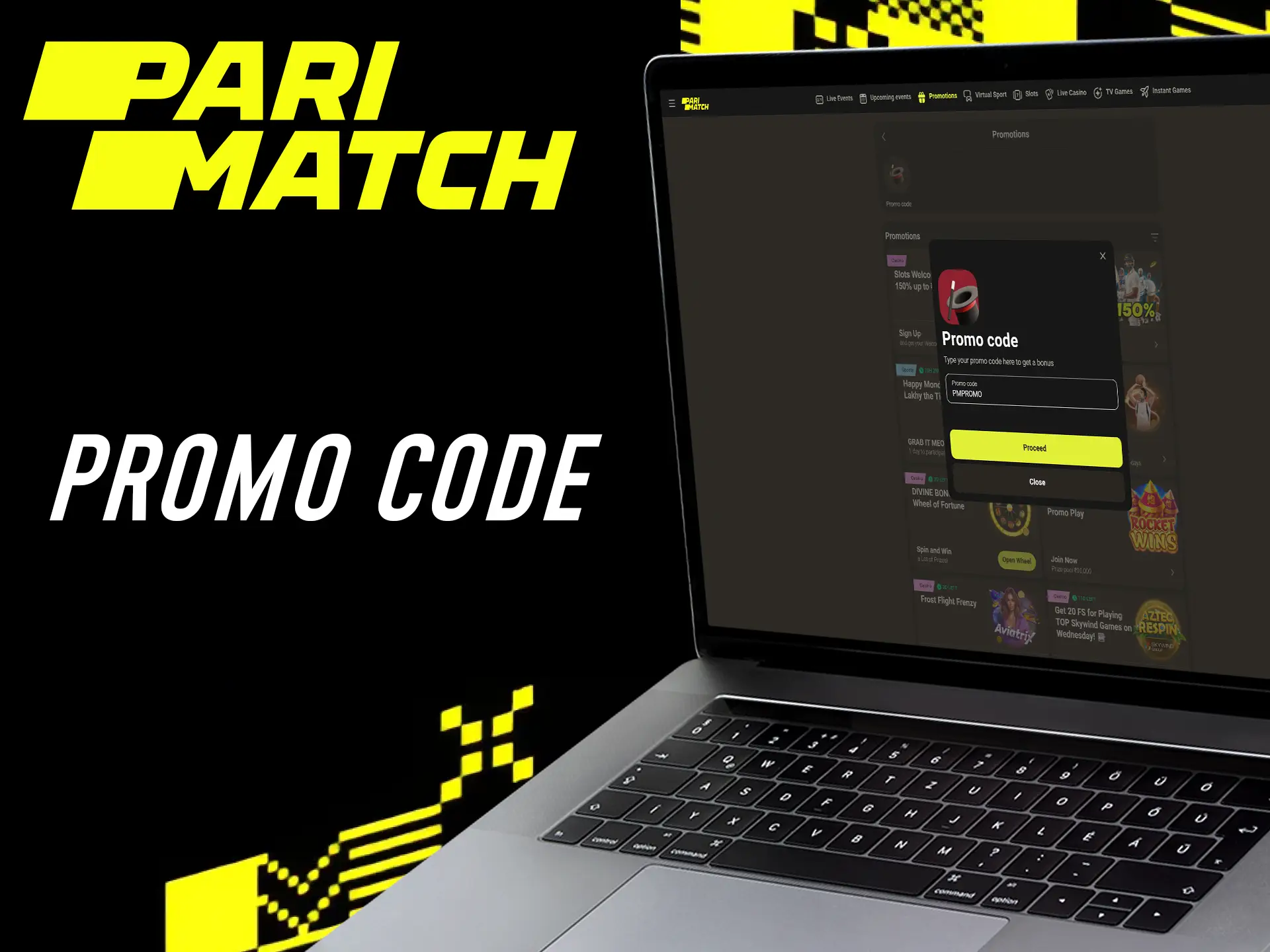 Use the promo code to start winning at Parimatch with increased odds.