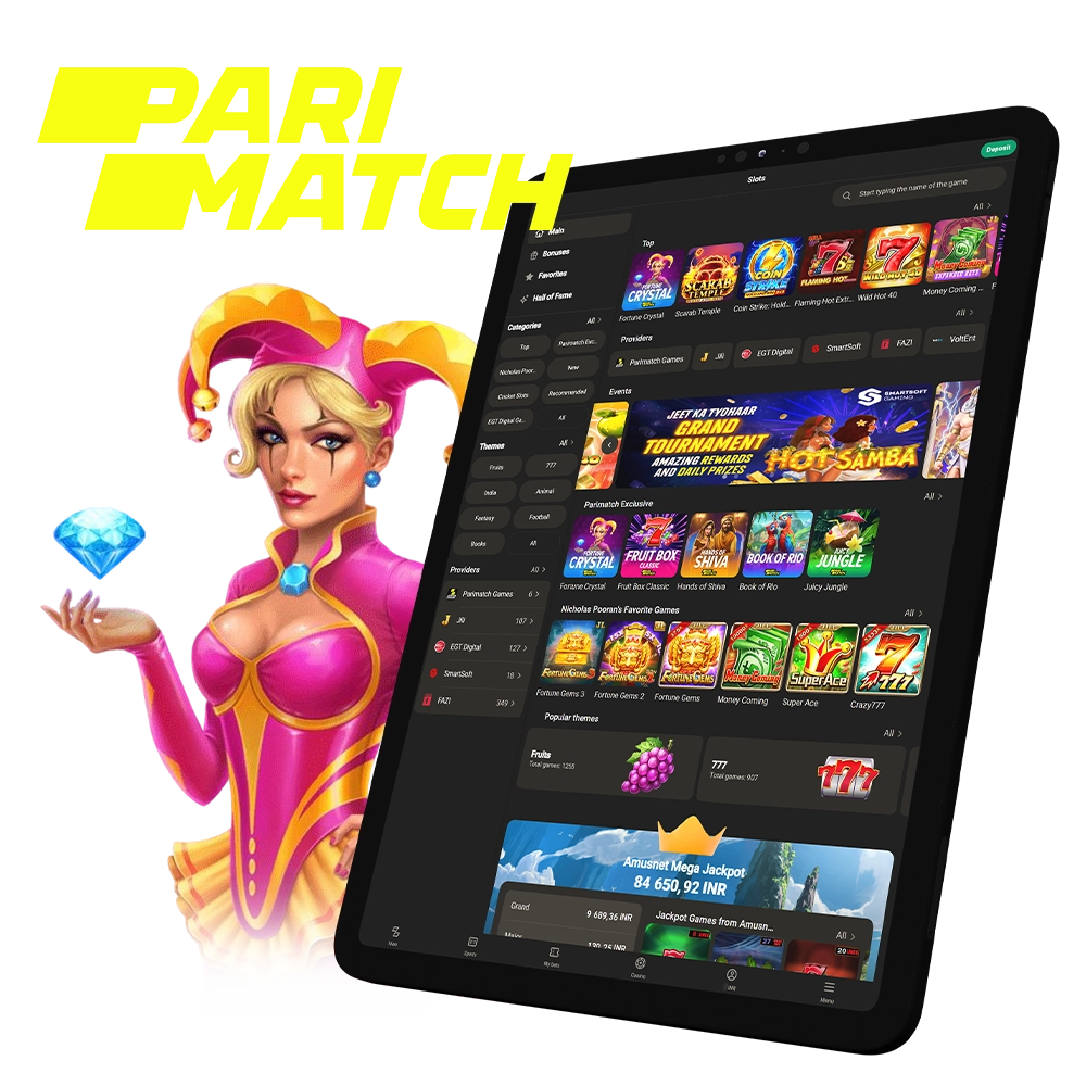 Get to know the best slots from Parimatch.